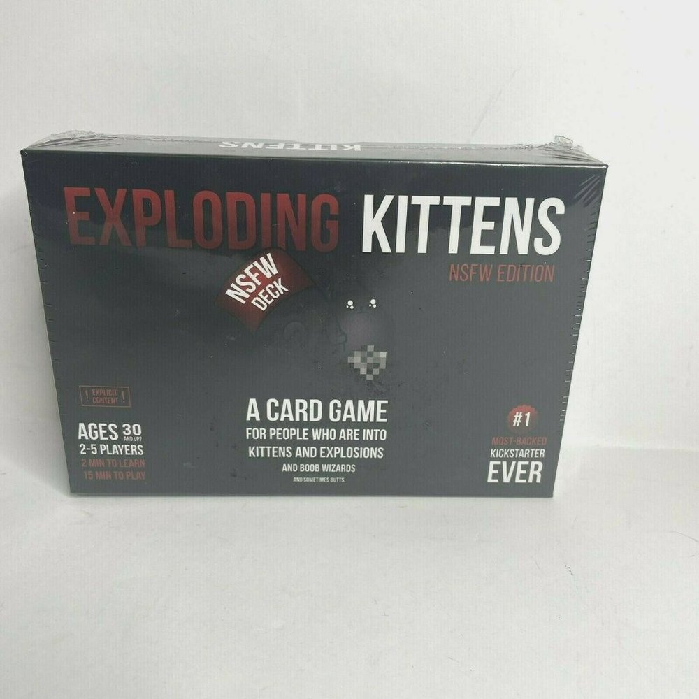 Exploding Kittens NSFW Edition ADULTS ONLY -2-5 Player Card Game New Sealed